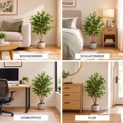Künstlicher Japanischer Ahorn im Wohnzimmer, Schlafzimmer, Homeoffice und Flur