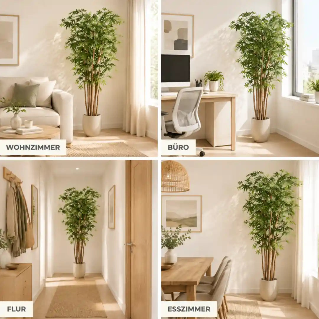 Künstlicher Japanischer Ahorn im Wohnzimmer, Büro, Flur und Esszimmer