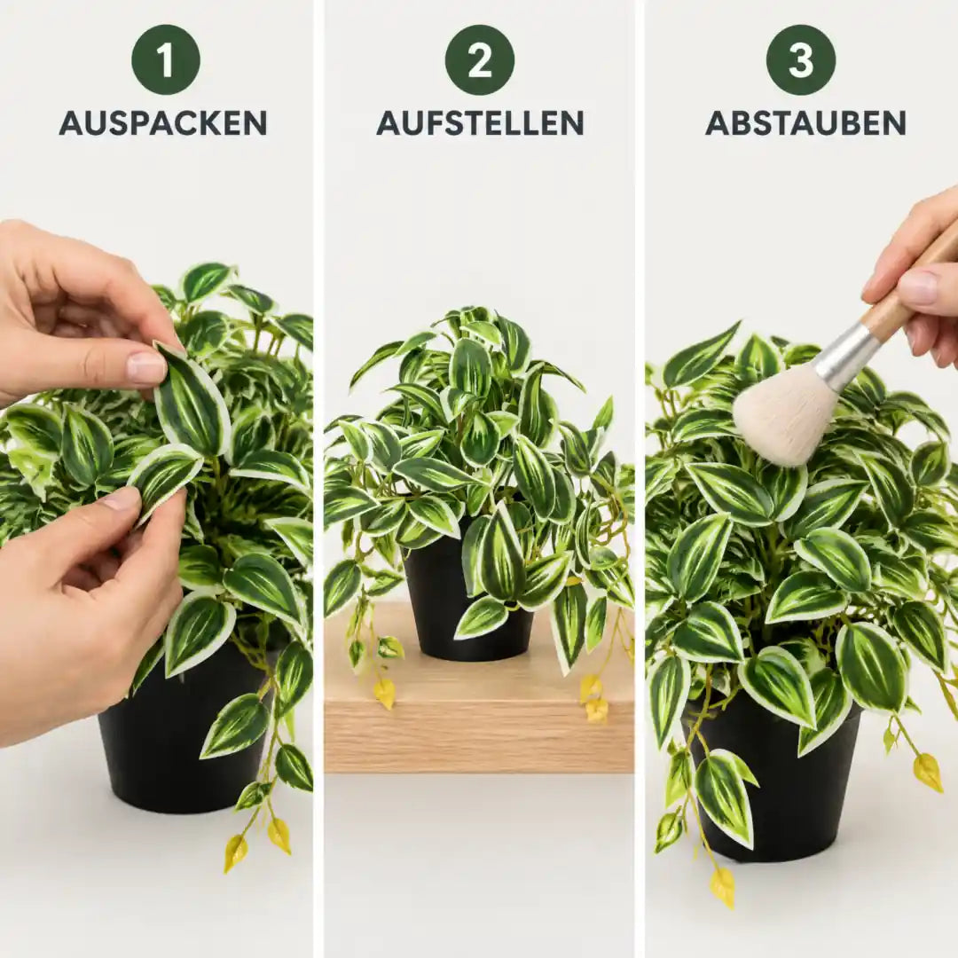 Kunstpflanze klein – Tradescantia 17 cm online kaufen