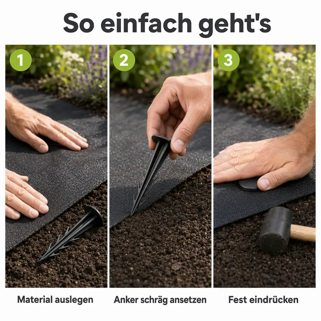 Universal Bodenanker mit Widerhaken