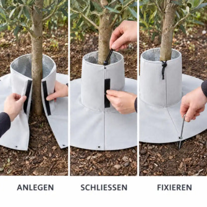 Anwendung in drei Schritten: anlegen, schließen, fixieren