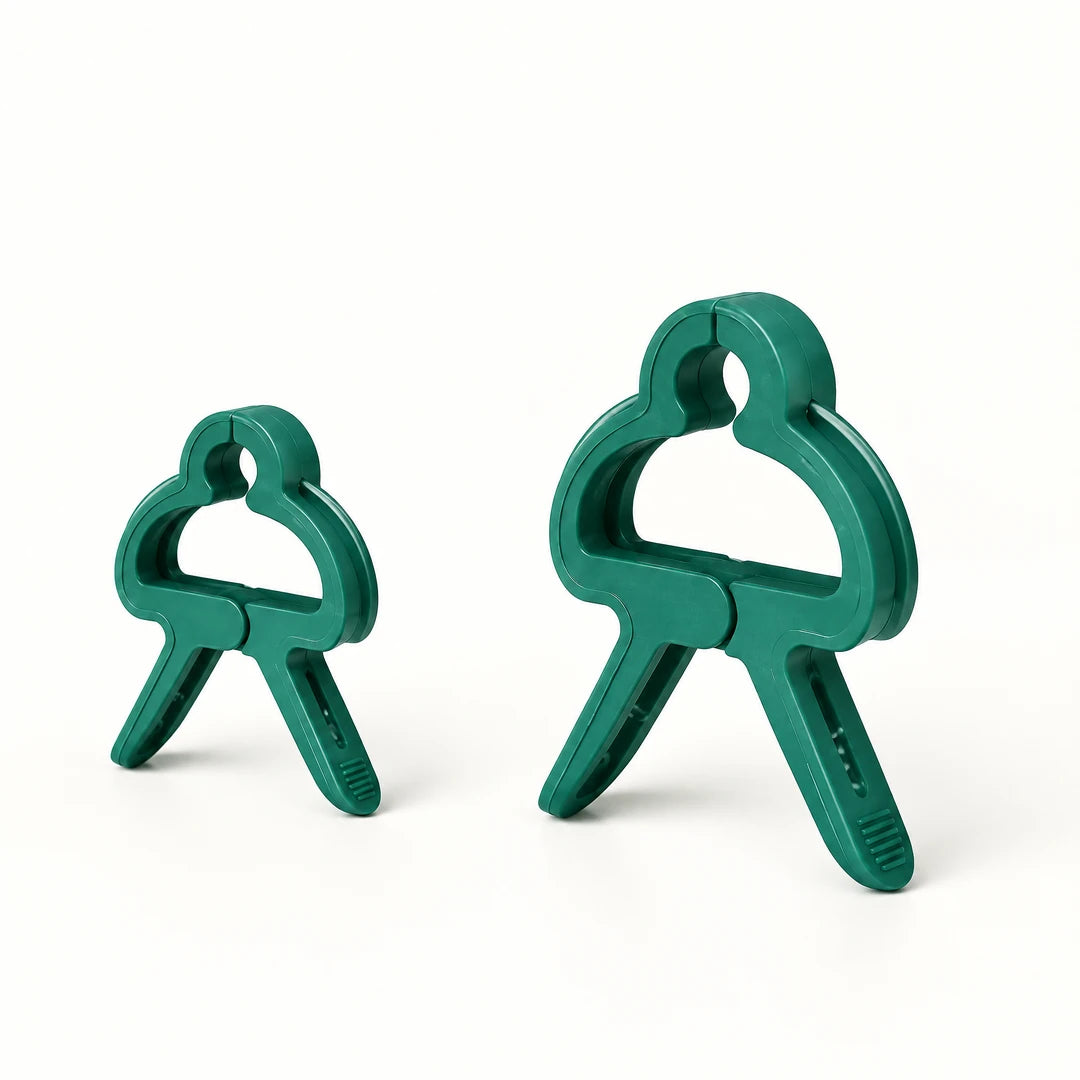 Pflanzenklammern in zwei Größen, klein 3×4,5 cm und groß 4,5×6 cm