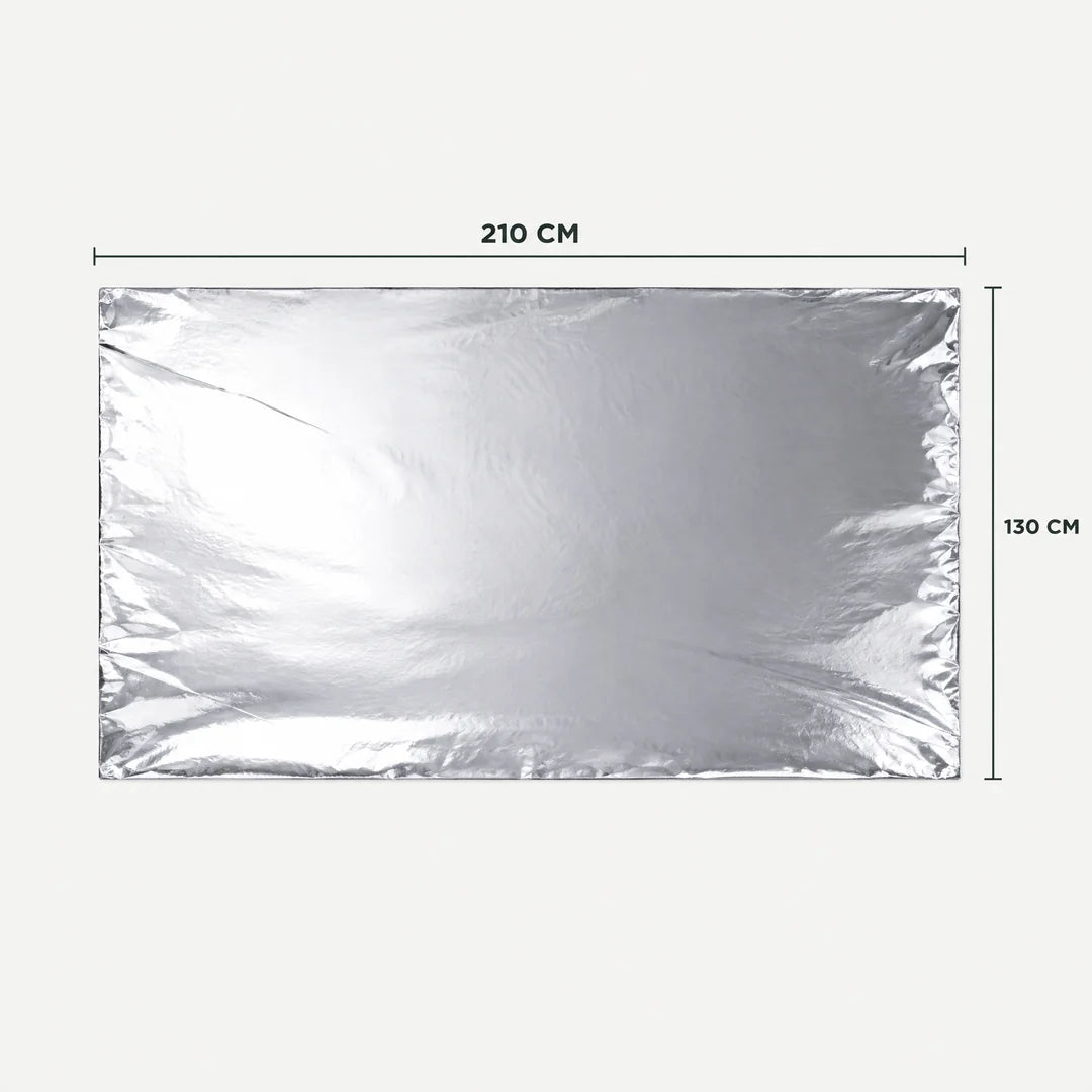 Maße der Reflektorfolie: 210 × 130 cm je Bogen