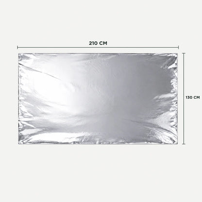 Maße der Reflektorfolie: 210 × 130 cm je Bogen