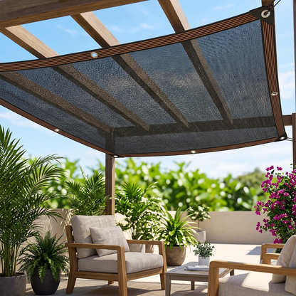 Schattennetz Sichtschutz – Terrasse beschattet