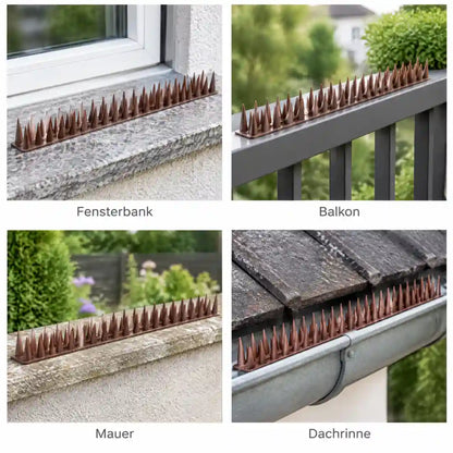 Einsatzbereiche: Fensterbank, Balkon, Mauer und Dachrinne