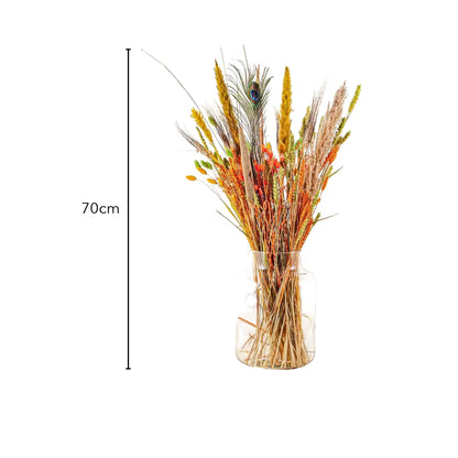 Größe des Trockenblumenstraußes: ca. 70 cm