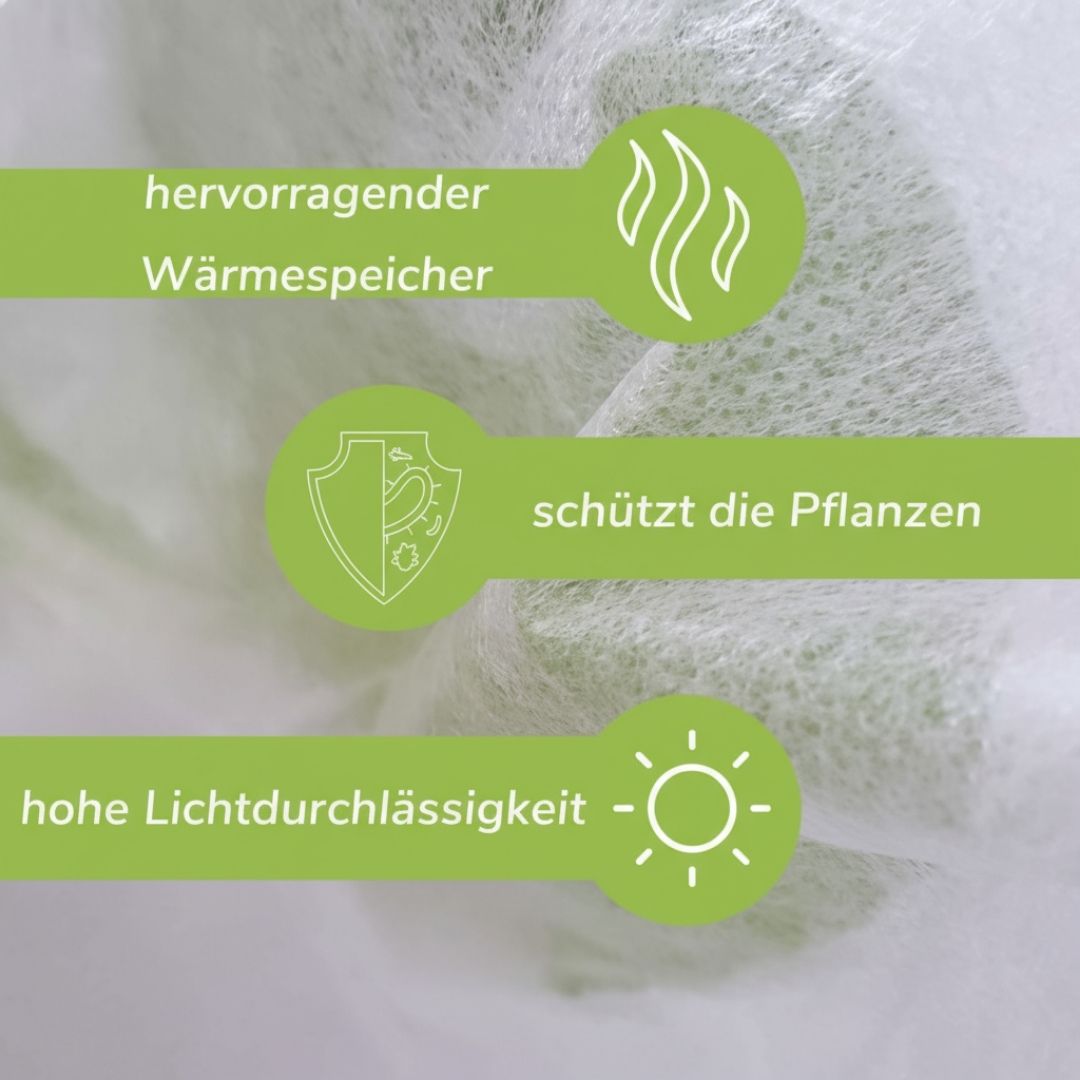 Wintervlies - Thermovlies - Winter Pflanzenschutz - Frostschutz - Florade.de 