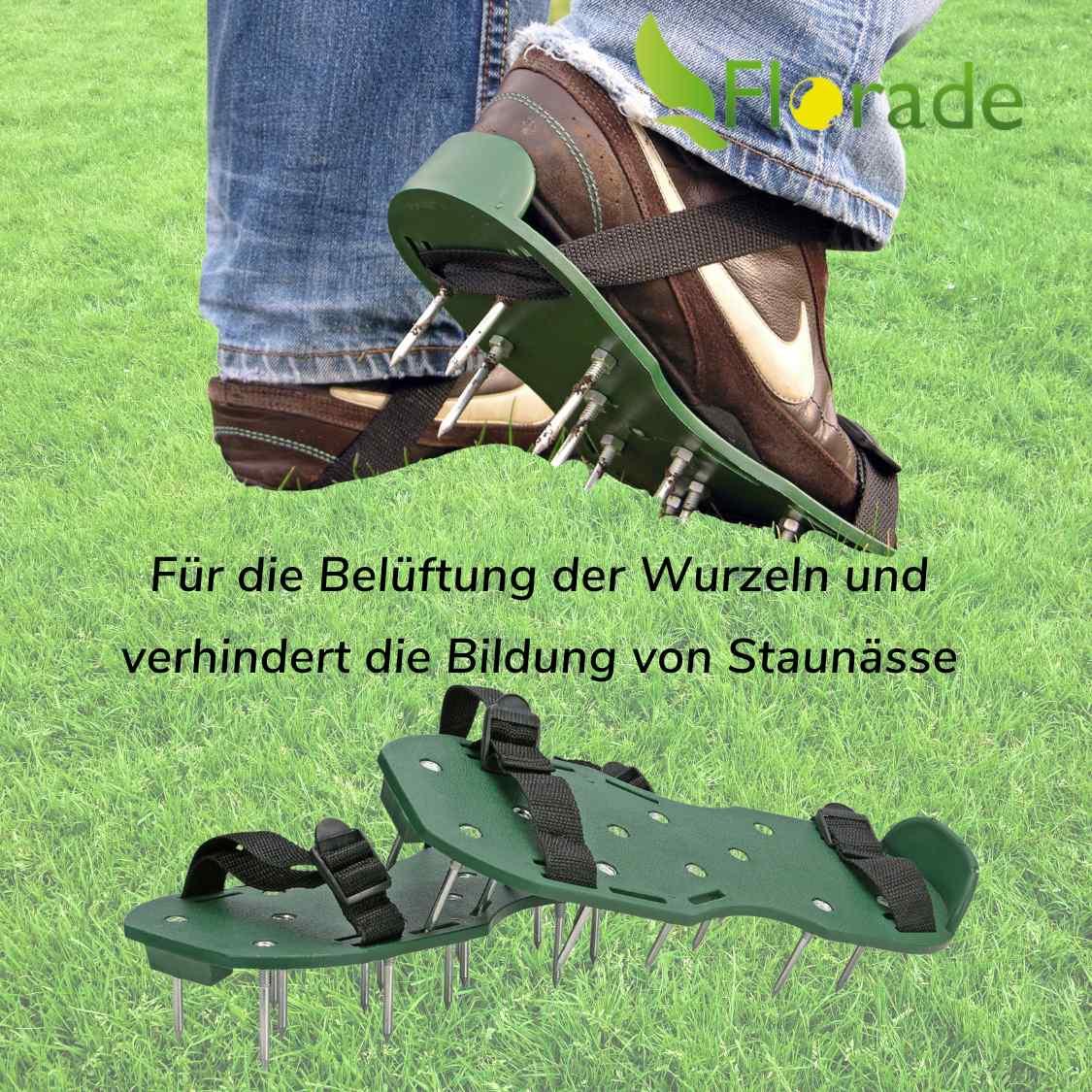 Rasenlüfter Schuh-Aerator - Florade.de Aerator, Nagelschuhe, Rasenaerator, Rasenbelüfter, Rasenlüfter, Rasensandalen, Sandalenaerator, Schuhaerator, Schuhbelüfter