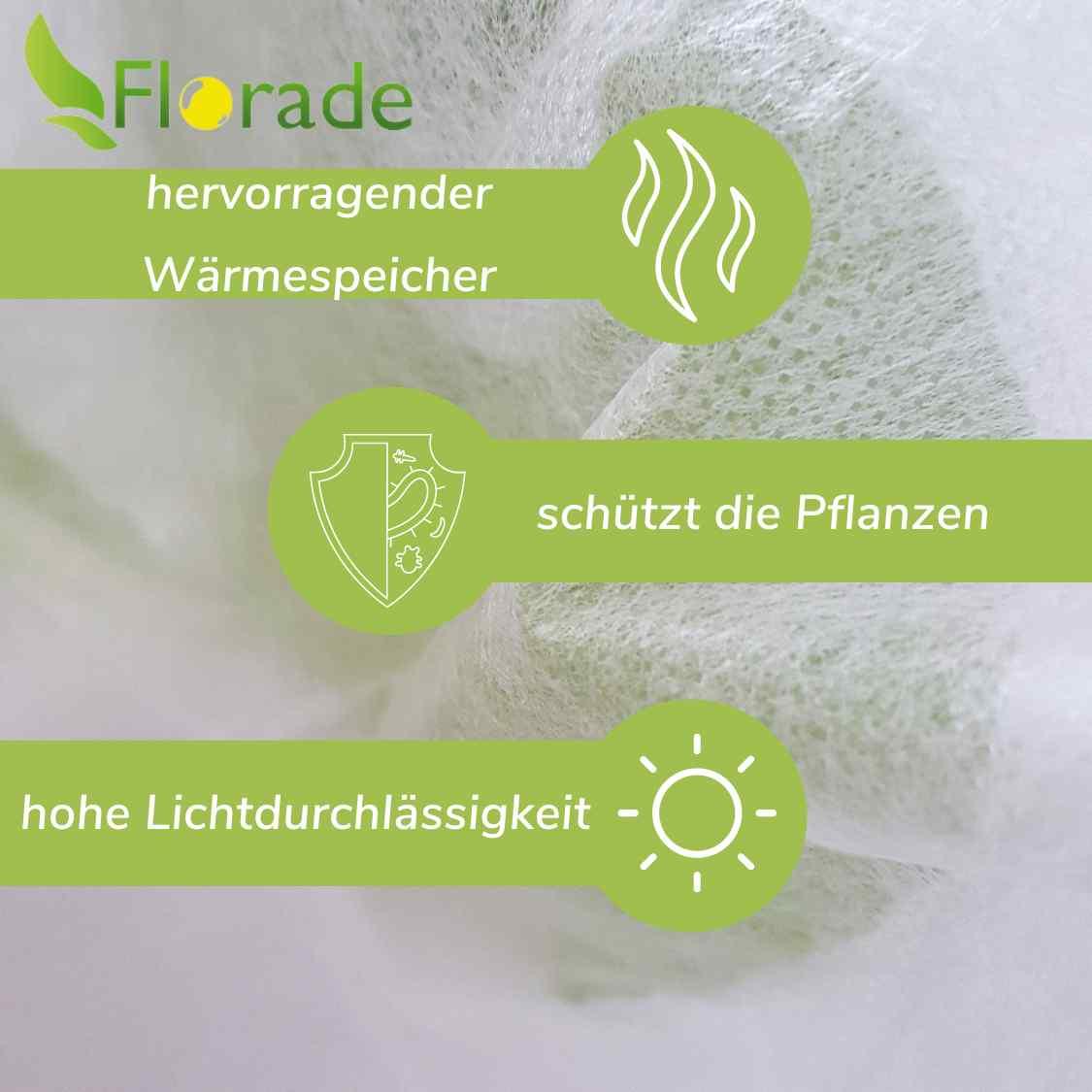 Wintervlies - Thermovlies - Winter Pflanzenschutz - Frostschutz - Florade.de 